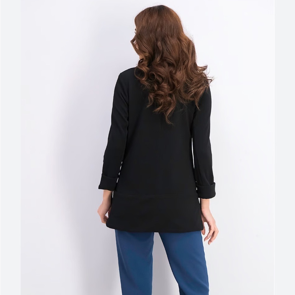 Women’s Long Black Blazer - Picture 2 of 5